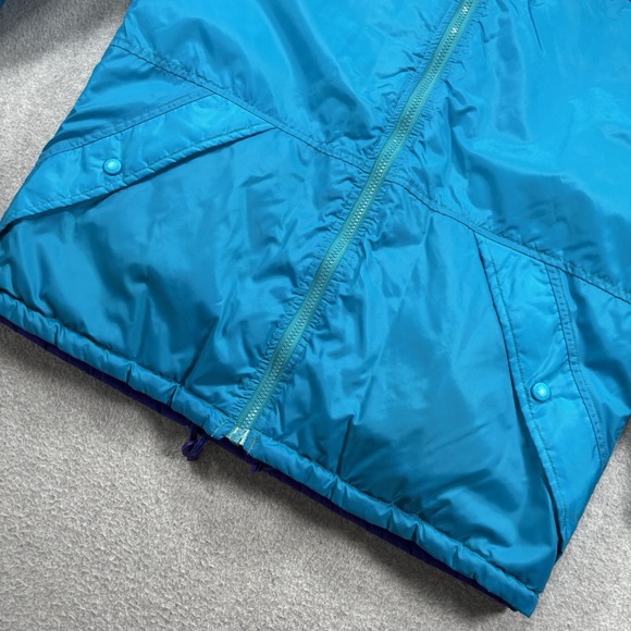 Vintage Columbia Outdoor‎ Jacket M 90s Ski Color block Zip Up Reversible Coat - Picture 4 of 12